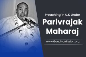 Preaching in U.K under Parivrajak Maharaj